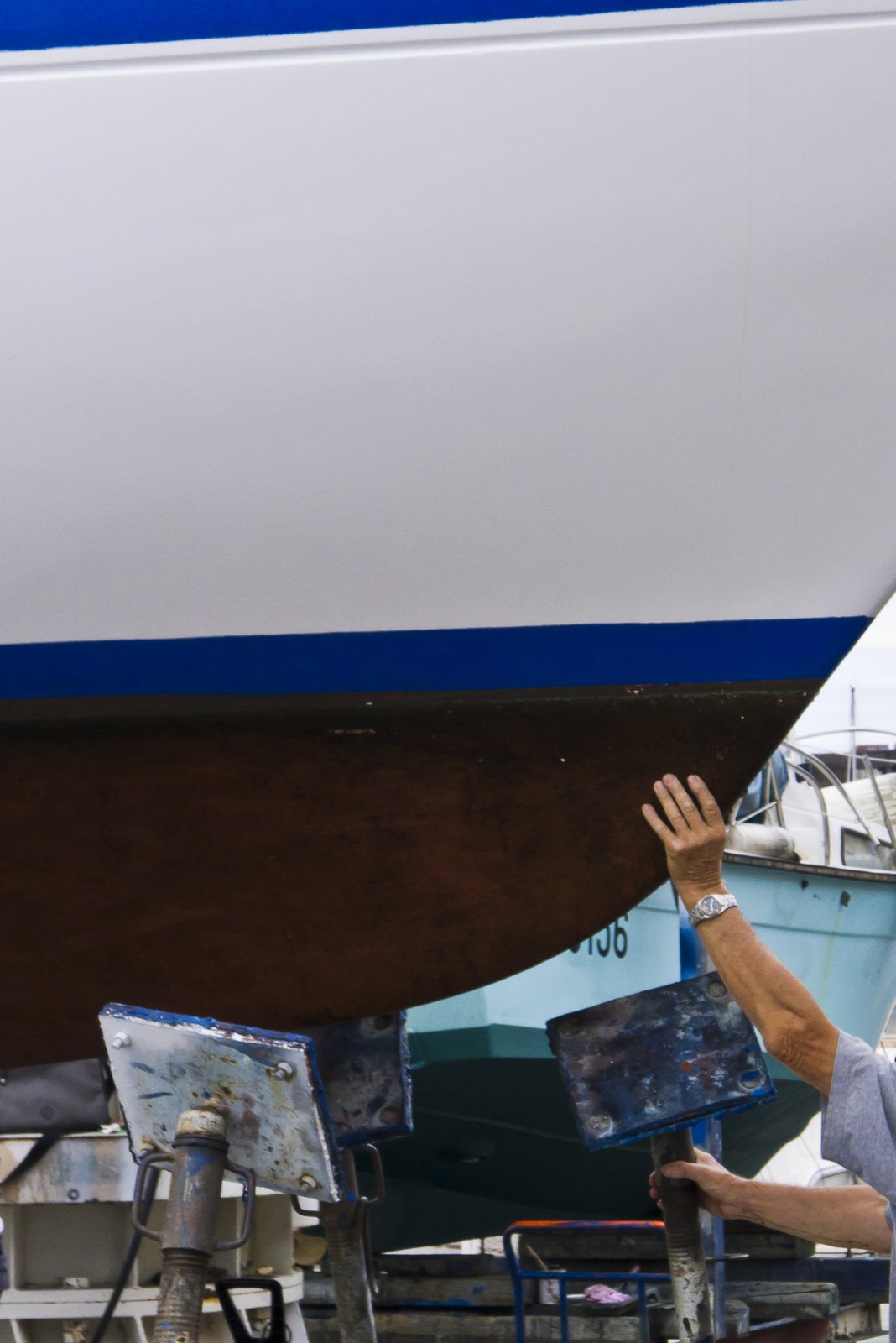 Treuillage de voilier