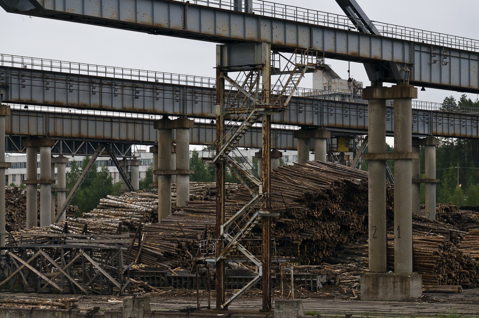 Port fluvial sur le Svir