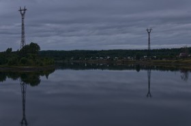 Aube sur les berges du Svir
