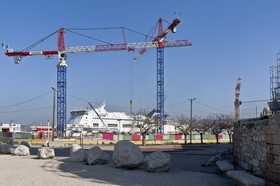 Chantier sur le port