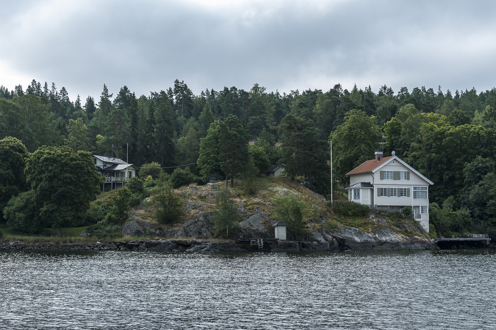 Maisons dans l'archipel