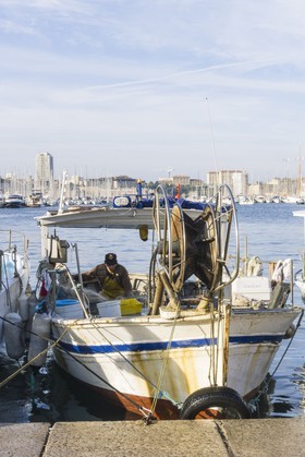 Ferry à l'appareillage