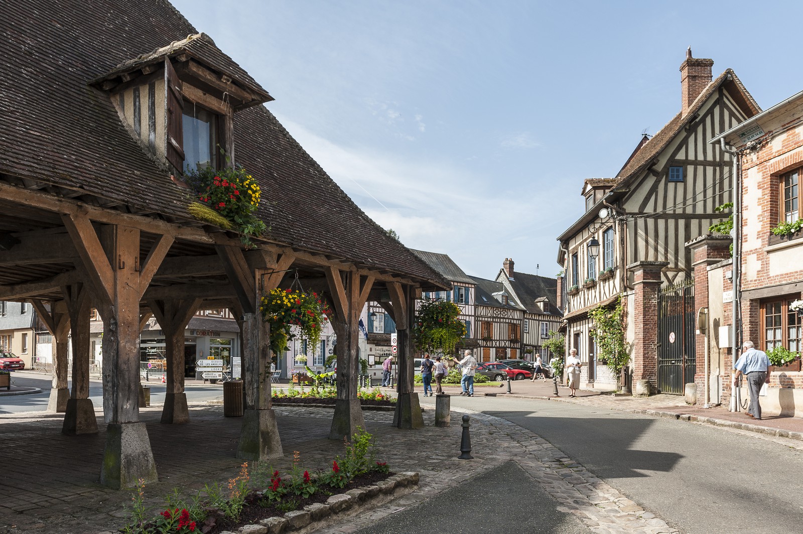 Les halles de Lyons-la-Forêt