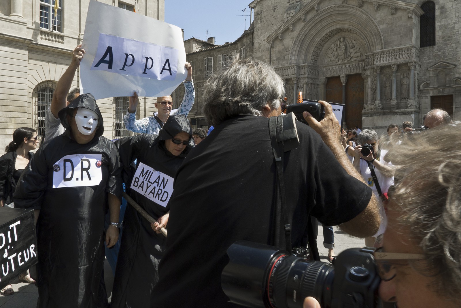 Manifestation à Arles