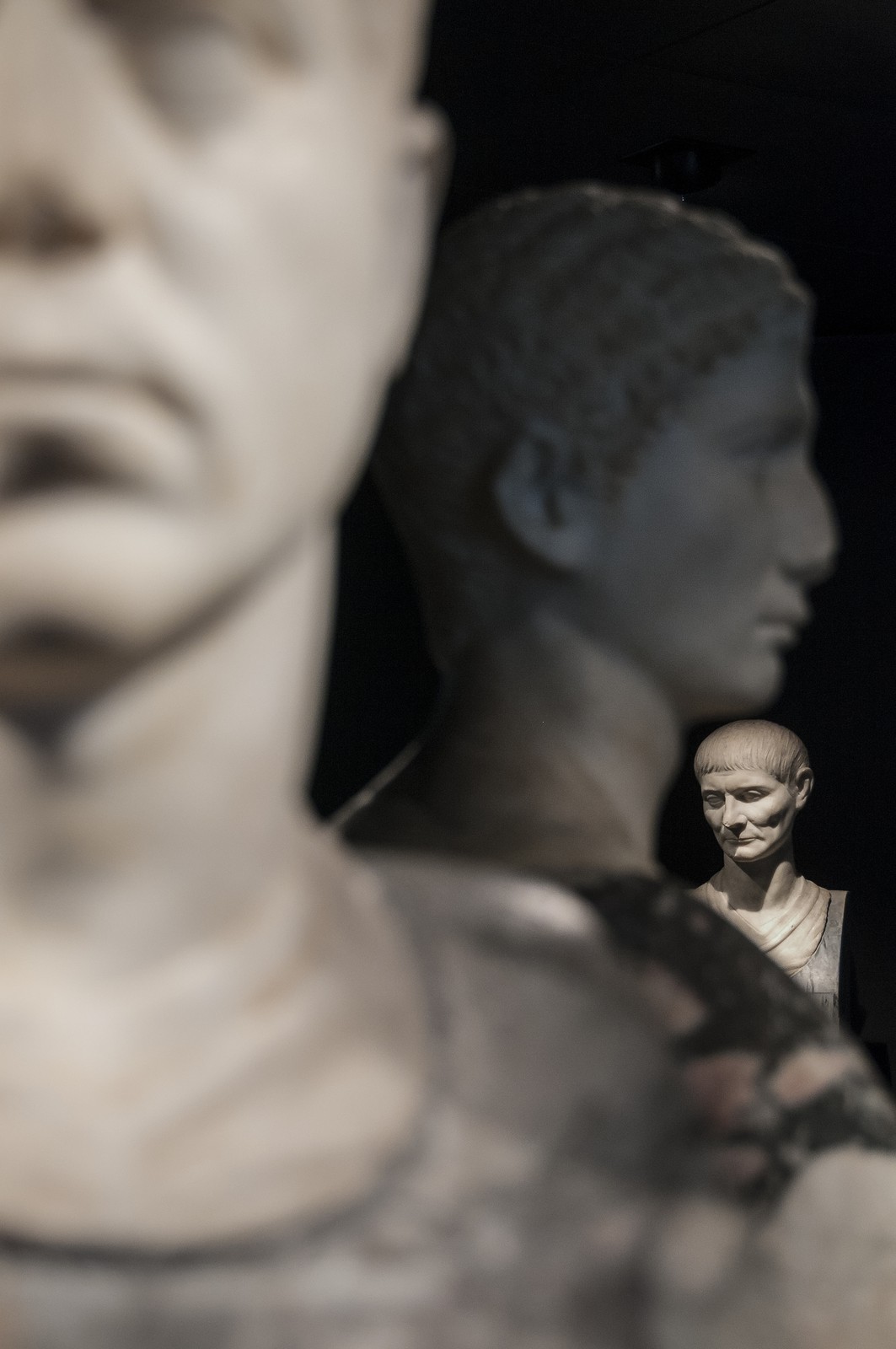 Trois bustes romains