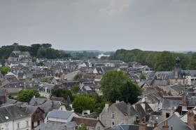Vue des toits d'Amboise